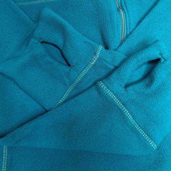 ATHLETA FLEECE ZIP UP JACKET - Size medium. Beautiful teal! - Picture 5 of 11